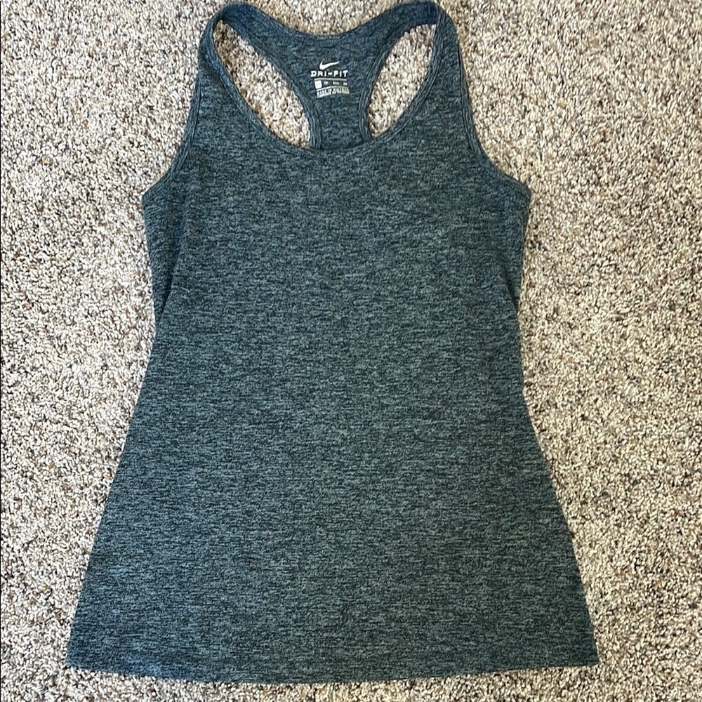 Nike Women's Gray Athletic Tank Top